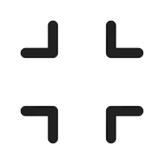 Full Screen Zoom SVG Icon
